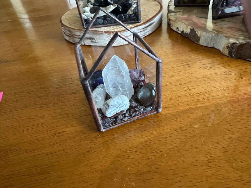 Crystal Energy Terrariums, Complete Collections with Intention FB1201