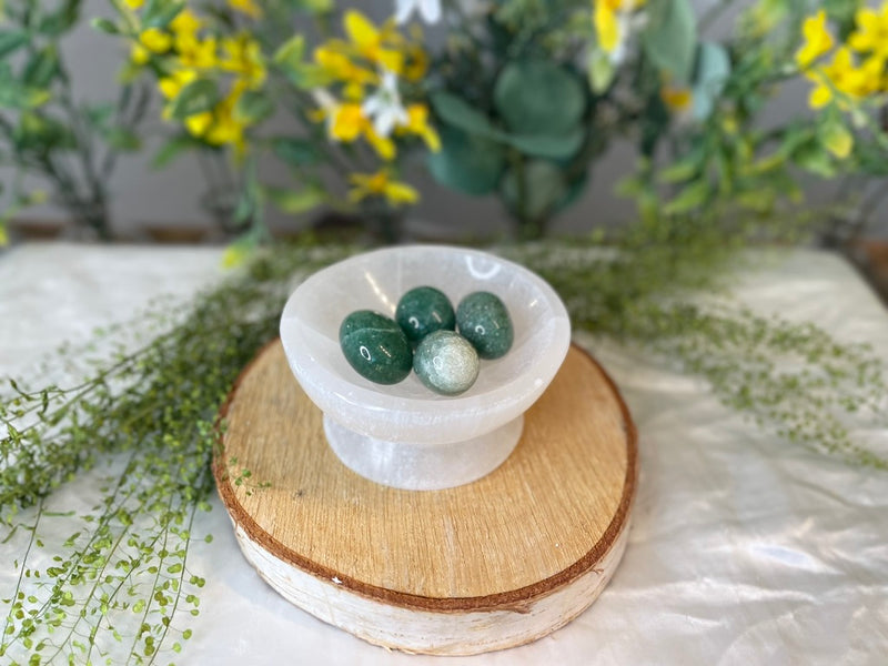 Selenite Carved Pedestal Bowl, strong vibration, Angelic Realm FB1513