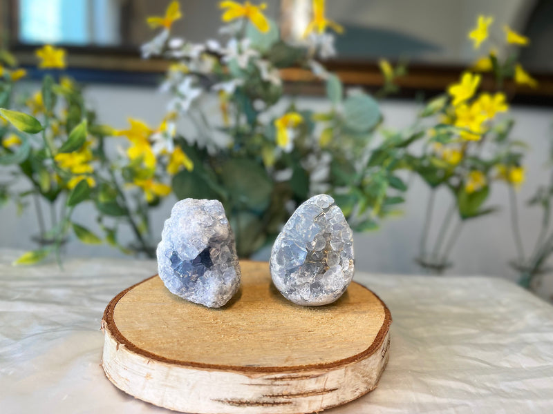 Celestite Cluster / Geode Egg from Madagascar FB1680