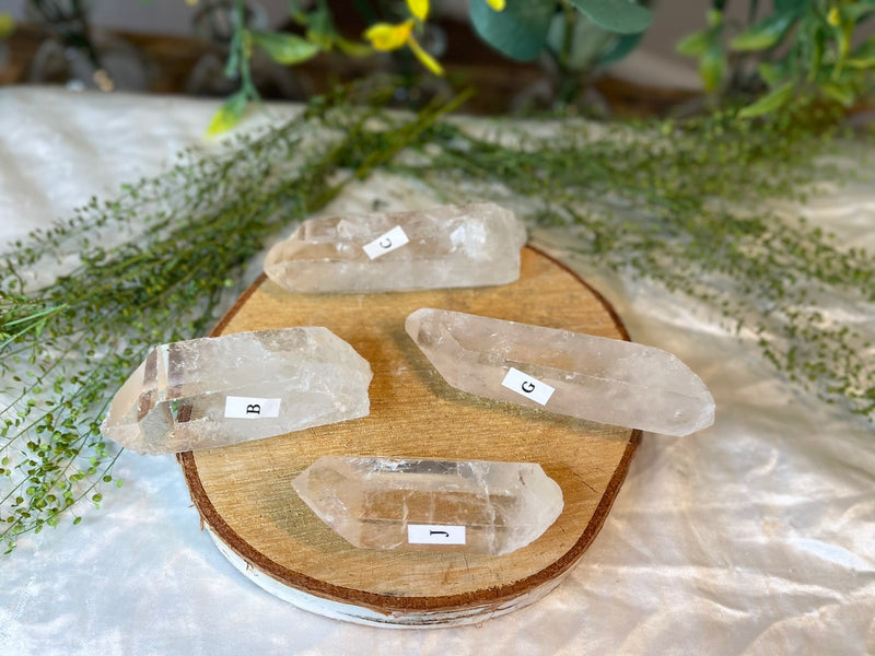 Clear Quartz Large Natural Terminated Points, for amplifying energy FB1435