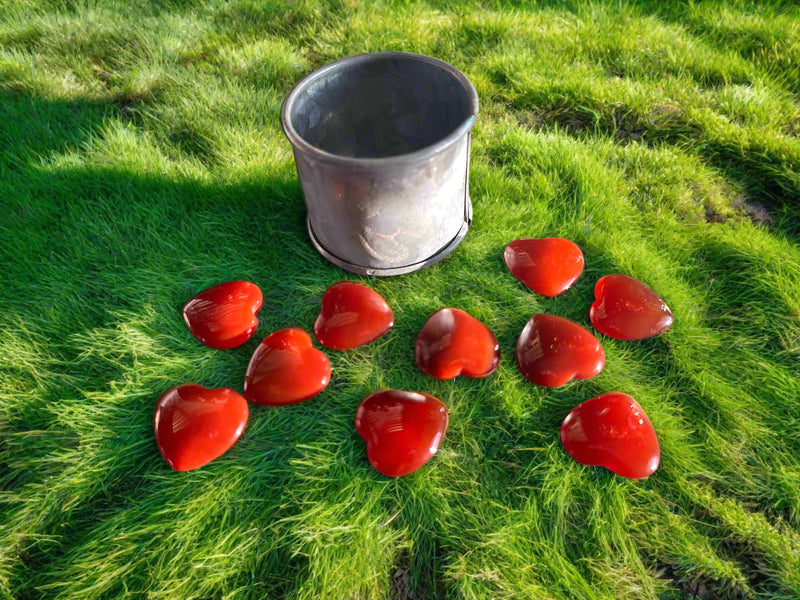 Carnelian Pocket Heart for personal power, vitality and passion FB1360