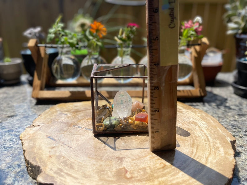 Crystal Energy Terrariums, Complete Collections with Intention FB1201