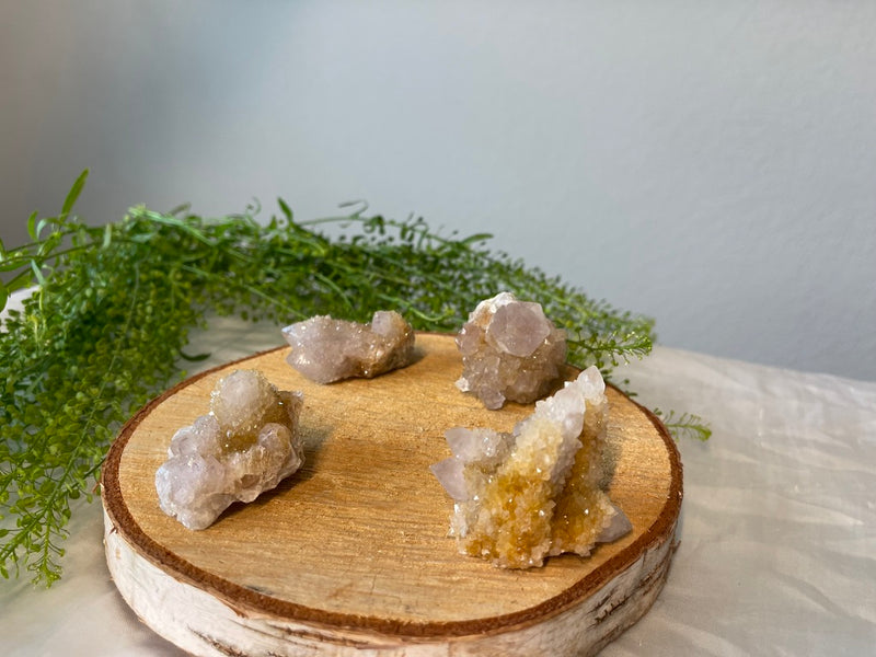 Spirit Quartz, Citrine Points / Clusters, Prosperity, Healing, Joy, Calm FB2031