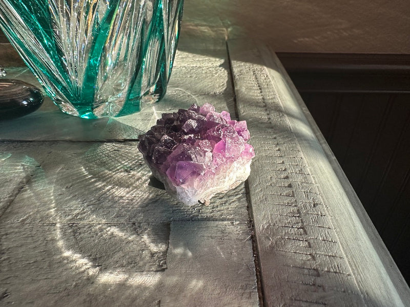 Dark Amethyst Crystal Cluster FB2130