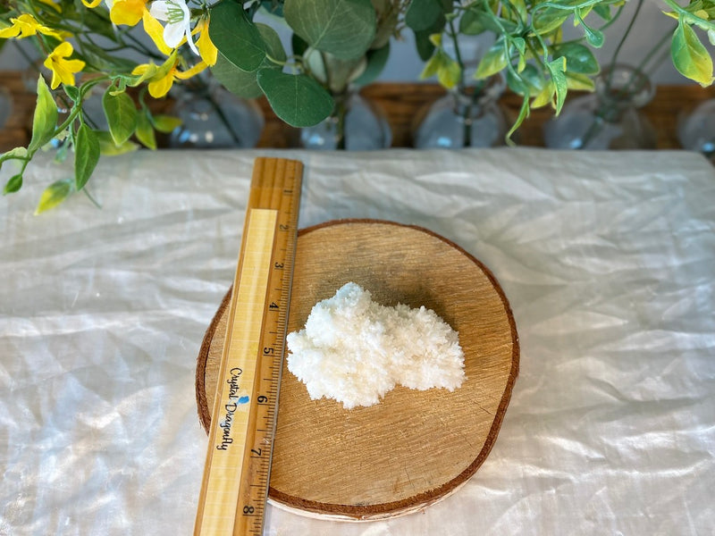 White Aragonite Cluster, Cave Calcite from Mexico FB3417