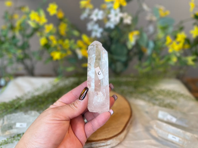 Clear Quartz Large Natural Terminated Points, for amplifying energy FB1435