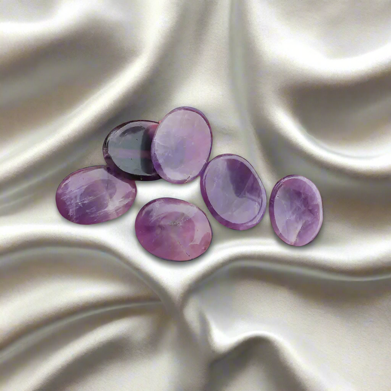 Amethyst Oval Worry Stone FB2087 🦋