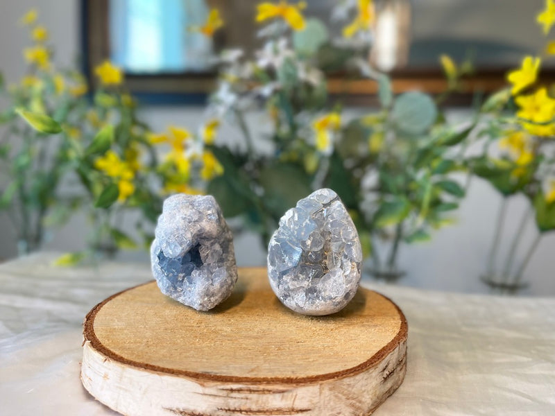 Celestite Cluster / Geode Egg from Madagascar FB1680