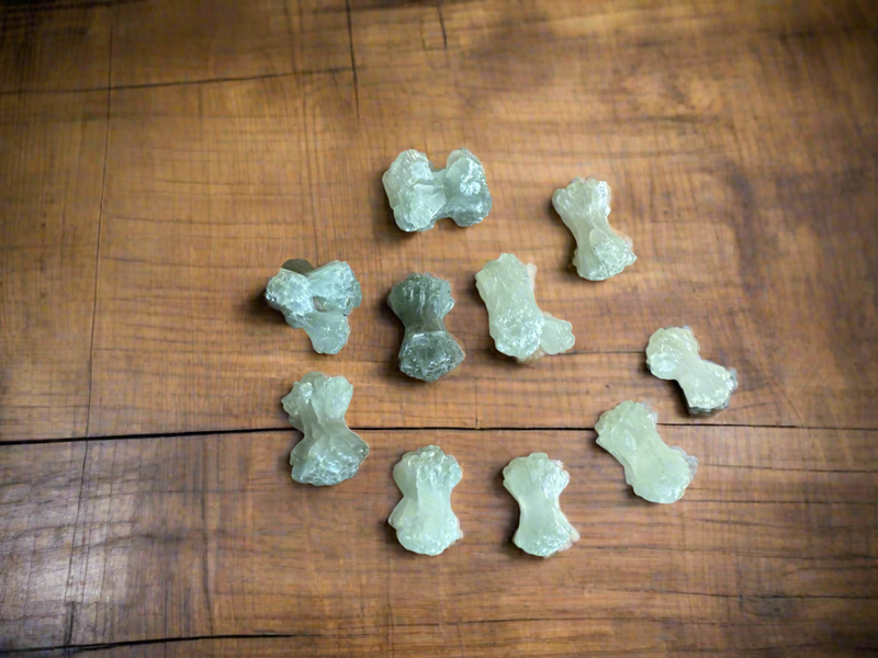 Prehnite Natural " Bow Ties " FB3369