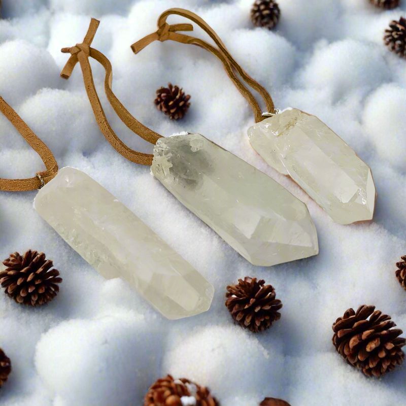 Clear Quartz Natural Point Ornaments FB2100 💎