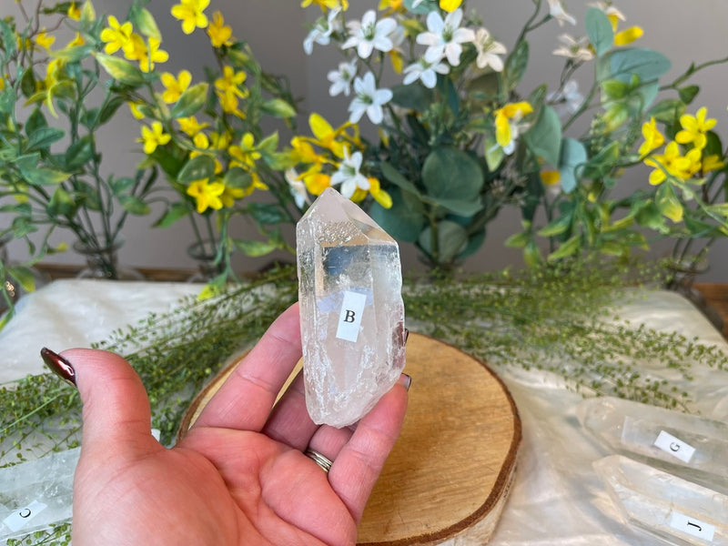 Clear Quartz Large Natural Terminated Points, for amplifying energy FB1435