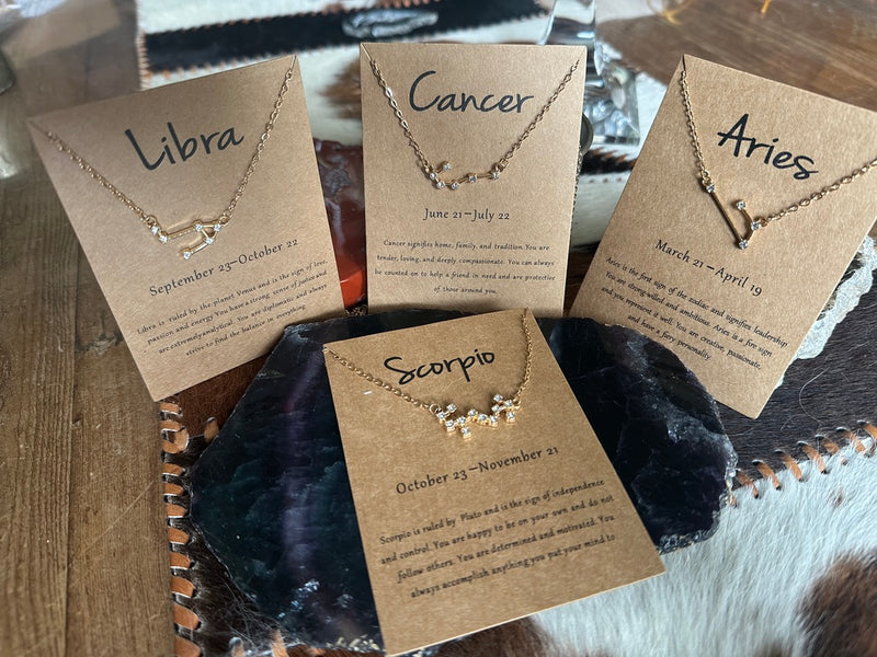 Zodiac Constellation Necklaces FB3478 💛