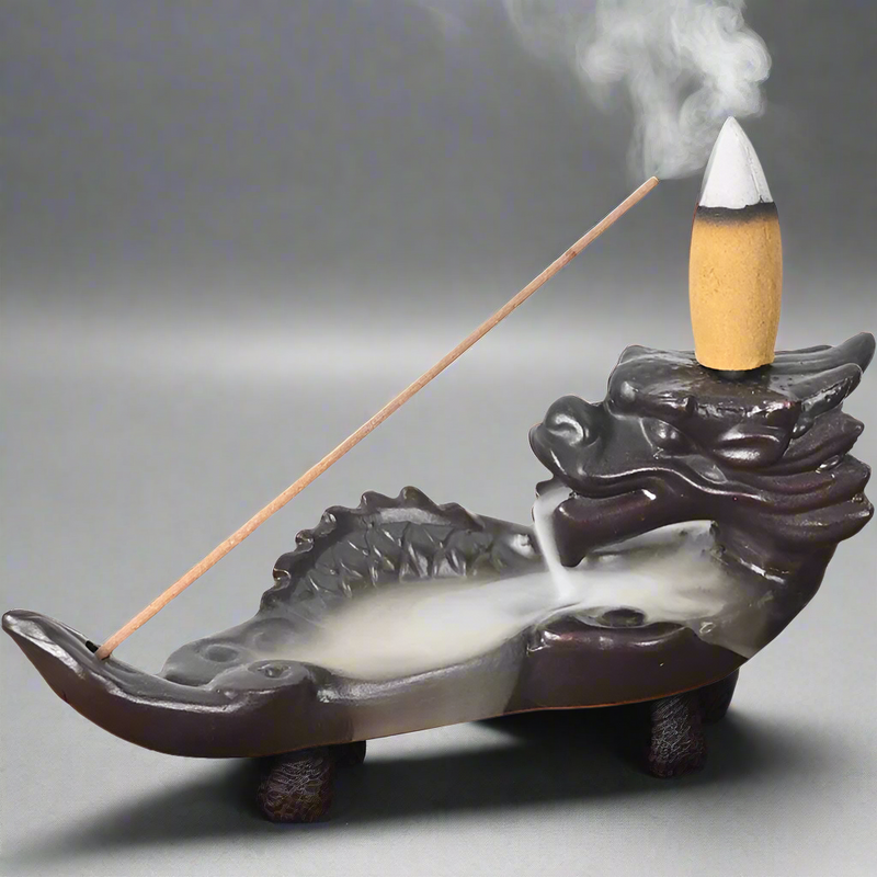 Sleeping Dragon "Mist" Backflow Incense Holder FB3465