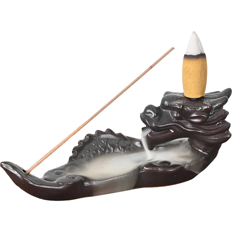 Sleeping Dragon "Mist" Backflow Incense Holder FB3465