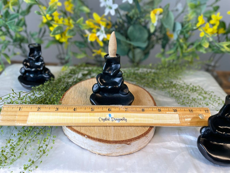 Waterfall "Ivory Cliff" Backflow Incense Holder FB1472 🌳