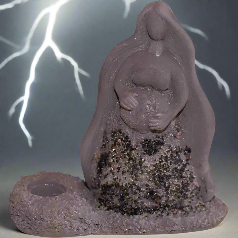 Gaia Goddess Figurine Candle Holder FB1958