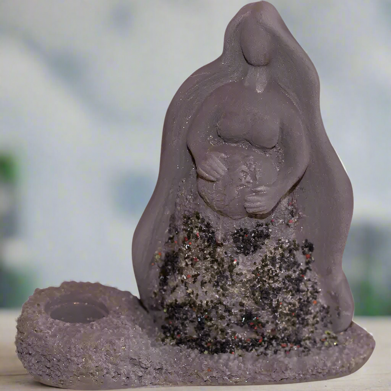 Gaia Goddess Figurine Candle Holder FB1958