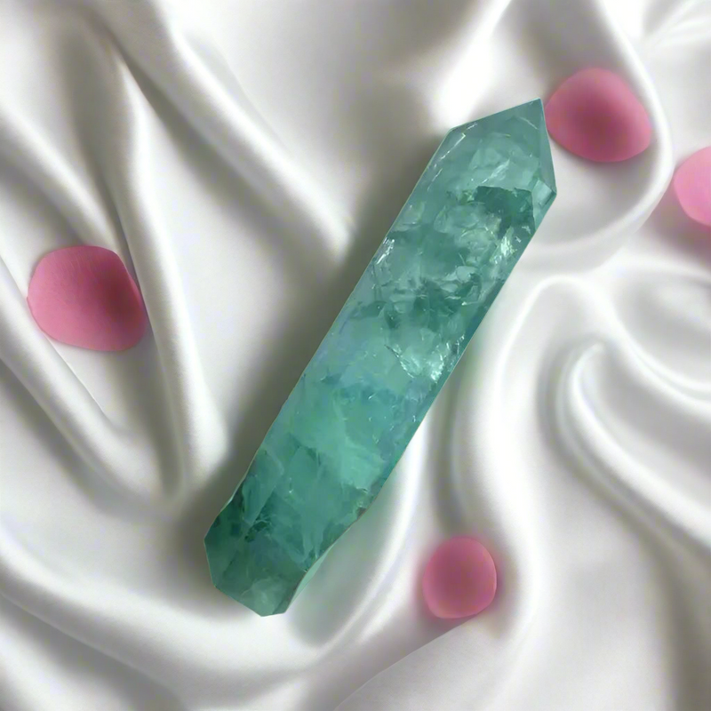 Green Fluorite Generator Polished Point (Tower) FB2164 💚