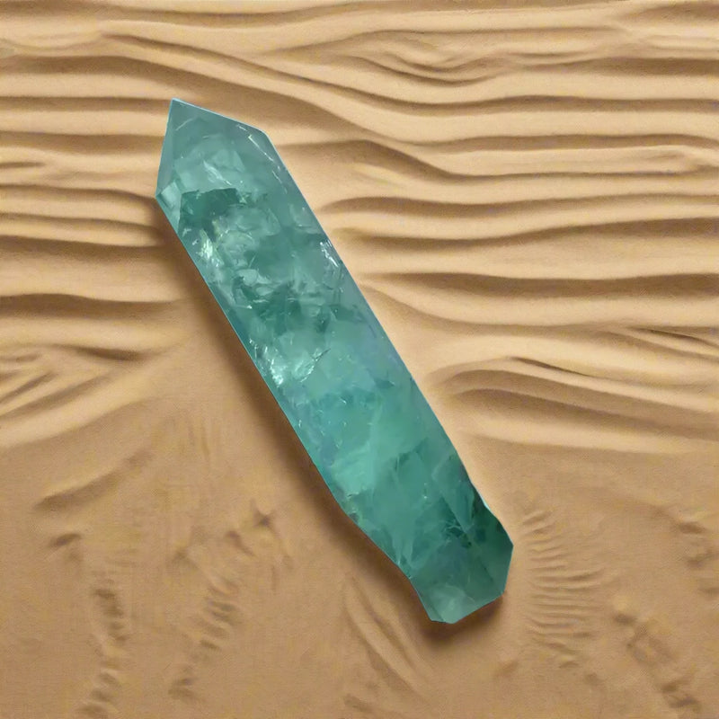 Green Fluorite Generator Polished Point (Tower) FB2164 💚