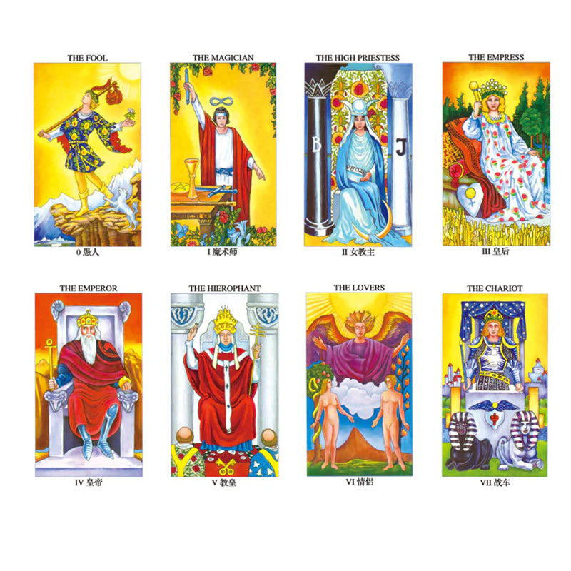 Radiant Rider-Waite Tarot Cards 🎴