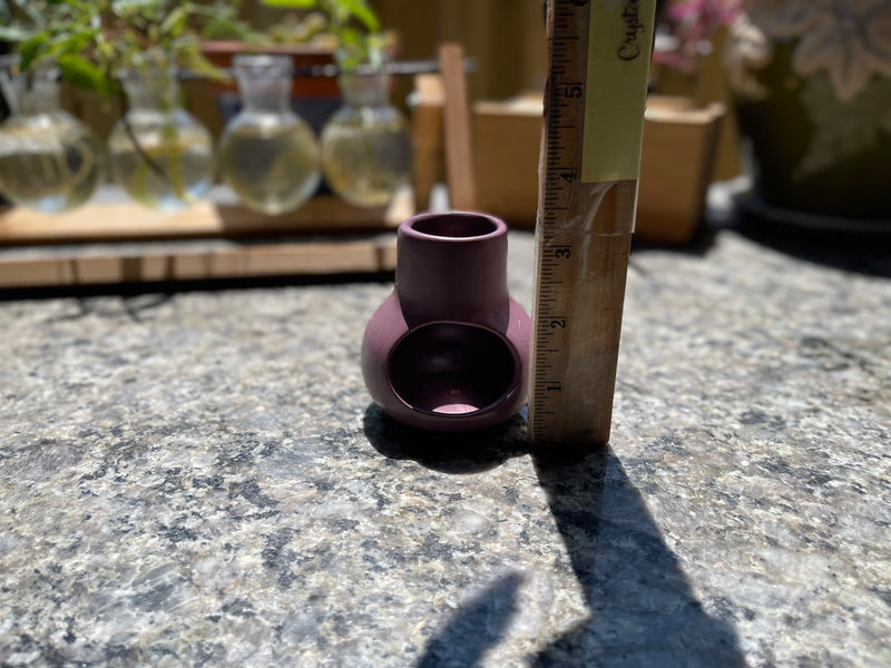 Smudge Chimney, Mini Purple Ceramic FB1546