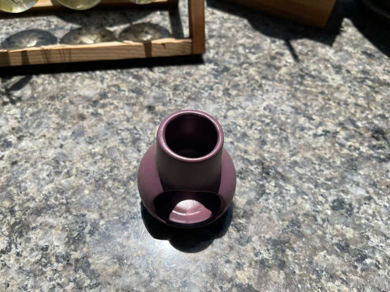 Smudge Chimney, Mini Purple Ceramic FB1546