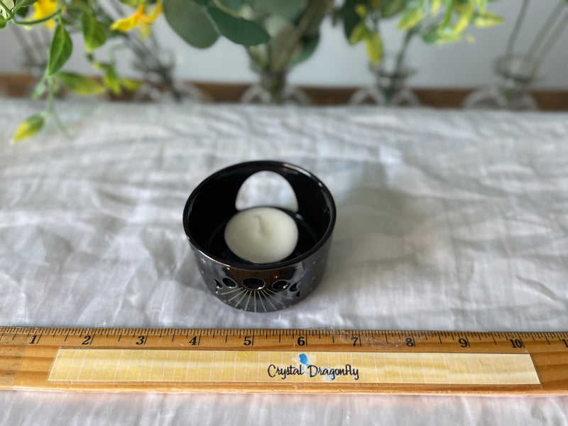 Moon Phase Tealight Candle Holder & Soy Tealight Candle FB3265