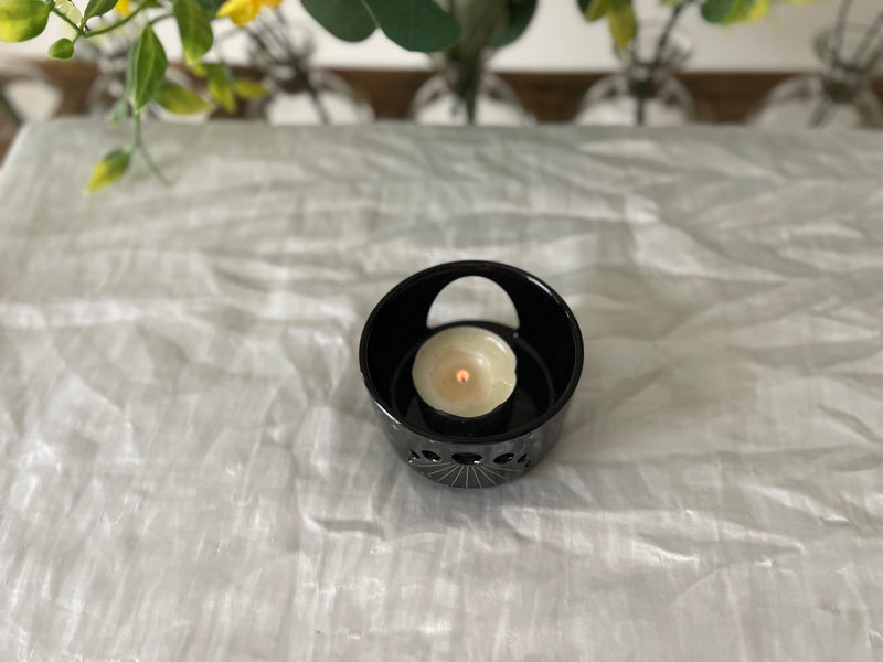 Moon Phase Tealight Candle Holder & Soy Tealight Candle FB3265