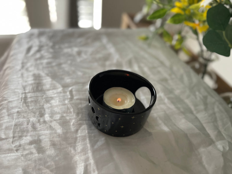 Moon Phase Tealight Candle Holder & Soy Tealight Candle FB3265