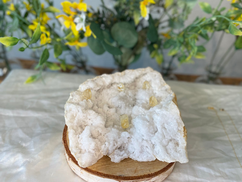 Polished Natural Citrine Chunk Pendant from Brazil FB2843