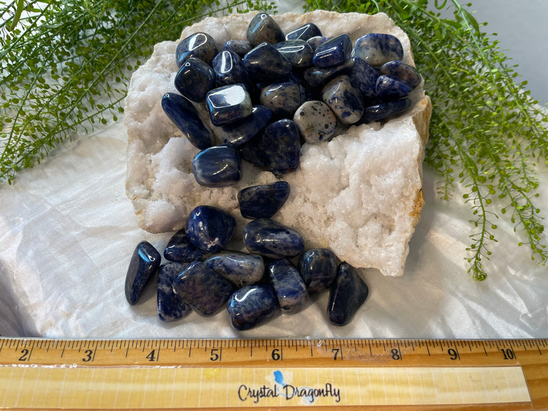 Tumbled Sodalite - Clairvoyance, Panic Attacks, Wisdom, Healing