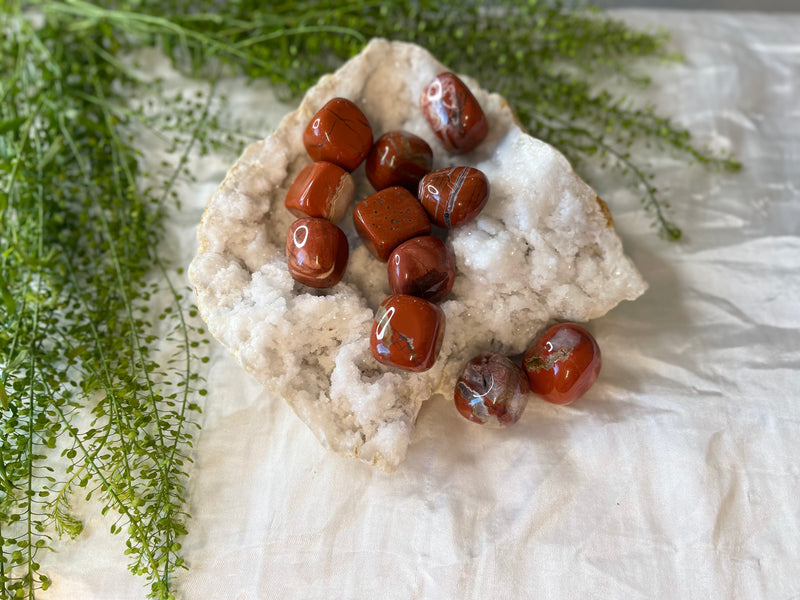 Tumbled Red Jasper - Supreme Nurturer & Turns Ideas into Action