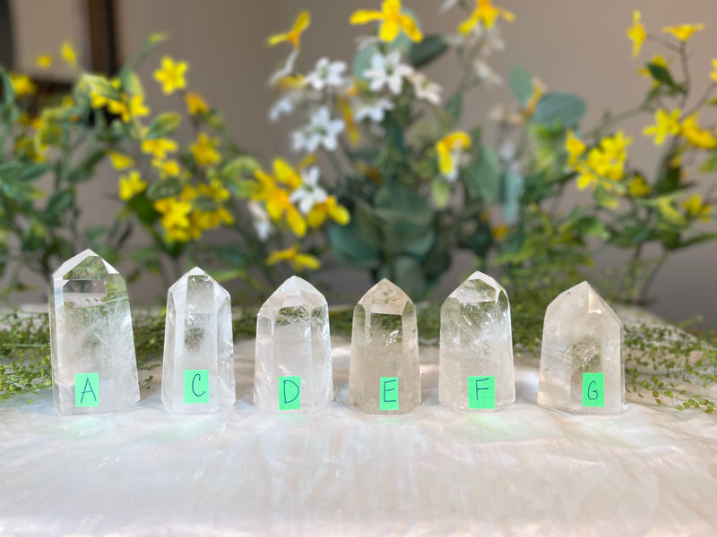 Clear Quartz Polished 🌵 High Grade 🌵 Standing Points (towers) for amplifying energy FB3218