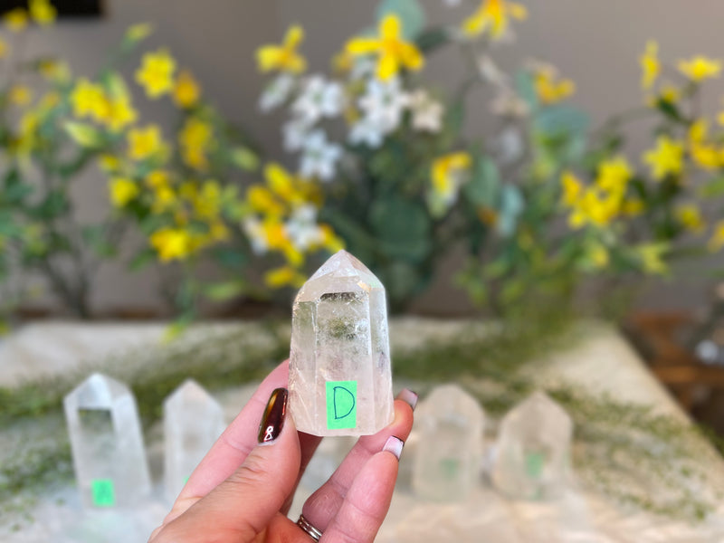 Clear Quartz Polished 🌵 High Grade 🌵 Standing Points (towers) for amplifying energy FB3218