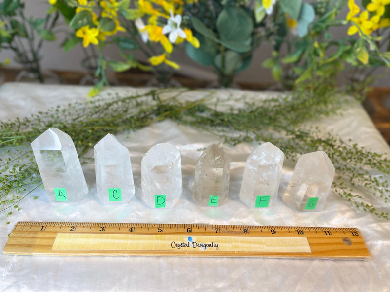 Clear Quartz Polished 🌵 High Grade 🌵 Standing Points (towers) for amplifying energy FB3218