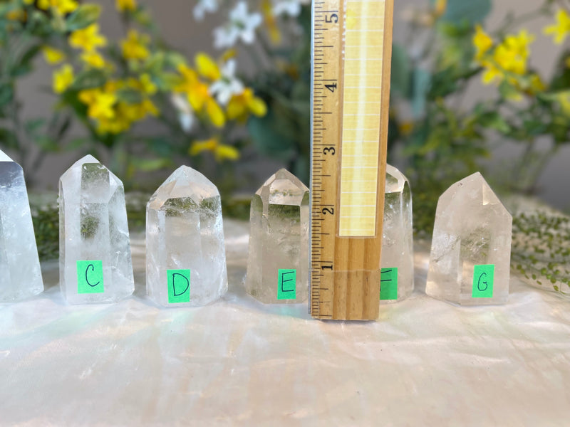 Clear Quartz Polished 🌵 High Grade 🌵 Standing Points (towers) for amplifying energy FB3218