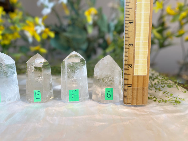 Clear Quartz Polished 🌵 High Grade 🌵 Standing Points (towers) for amplifying energy FB3218