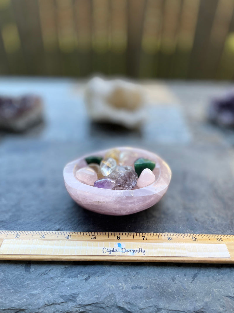 Lavender Rose Quartz Bowl FB3421