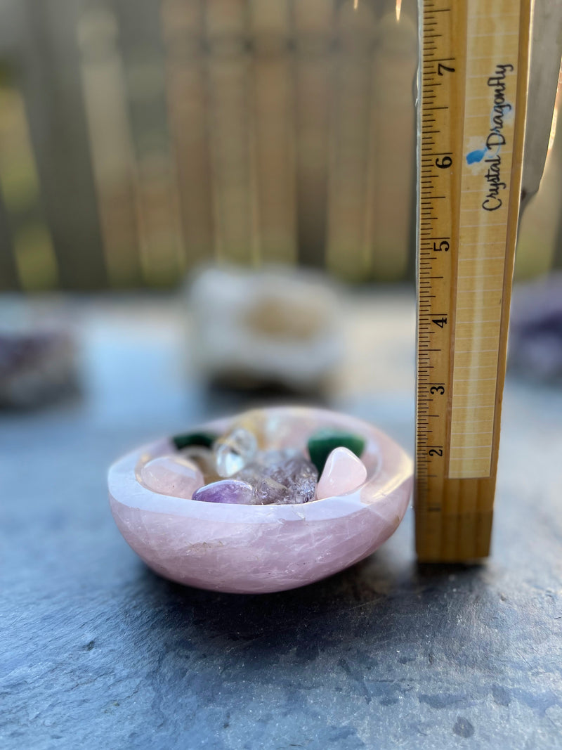 Lavender Rose Quartz Bowl FB3421