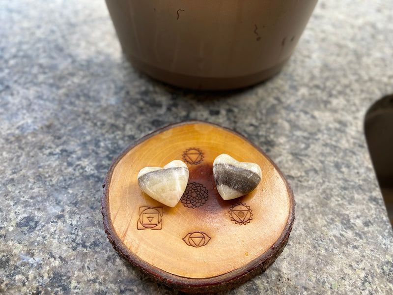 Zebra Calcite Heart from Mexico, nurturing, friendship, concentration FB1037