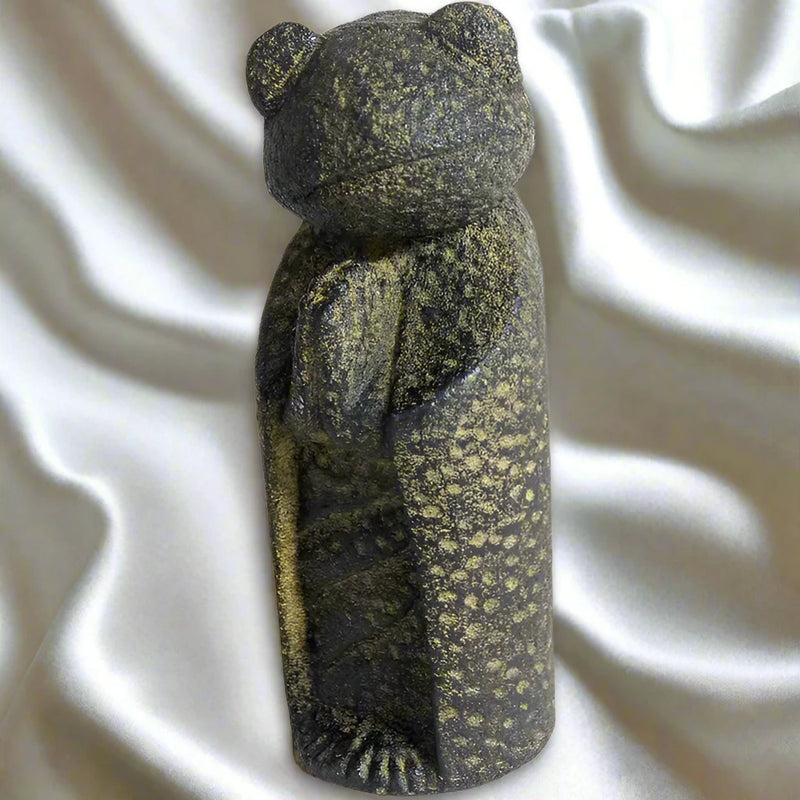 Jizo Frog or Jizo Cat Carvings from Volcanic Stone FB1979 🐸🐈🐸