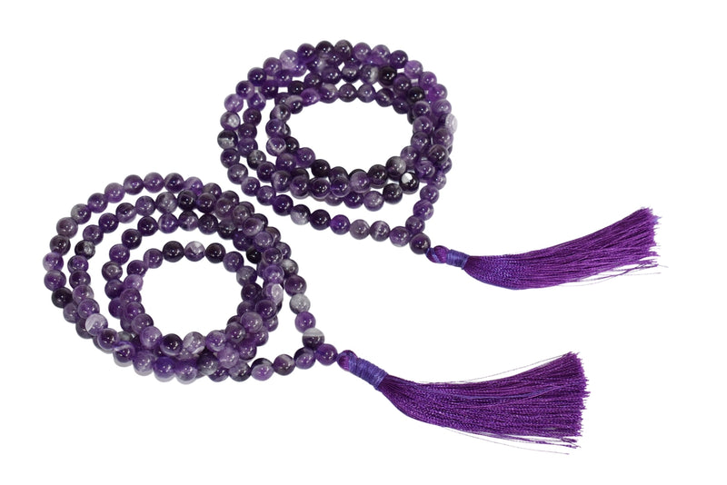 Amethyst Mala Beads - 6mm or 8mm FB1304🌿