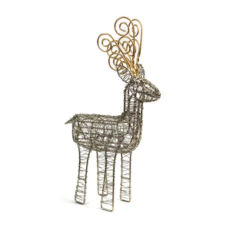 Metal Reindeer Figurine FB1829 🦌