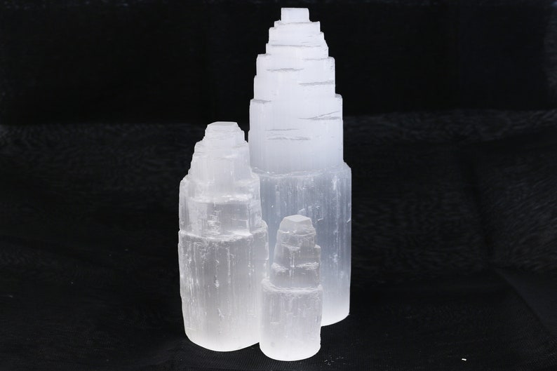 Selenite Iceberg Tower for clearing and positive energy FB3191 🌼