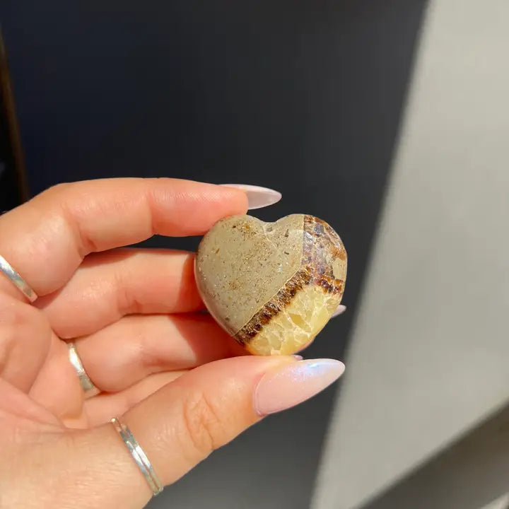 Septarian Pocket Heart, larger size from Madagascar 🌋