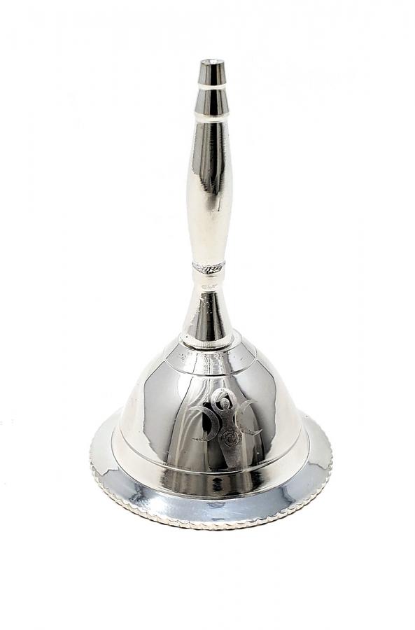 Silver Plated Triple Moon Goddess Bell FB3480