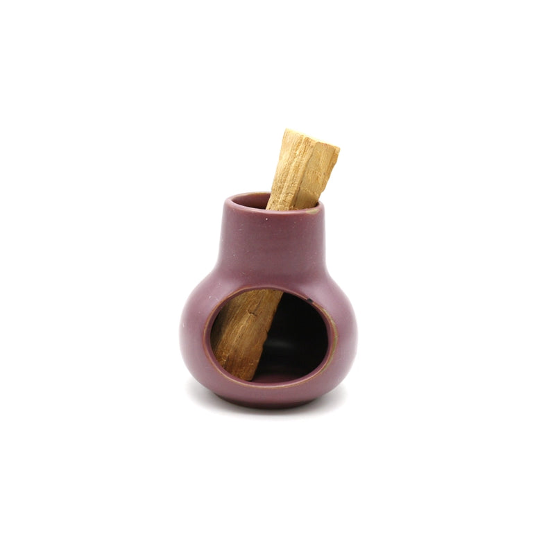 Smudge Chimney, Mini Purple Ceramic FB1546