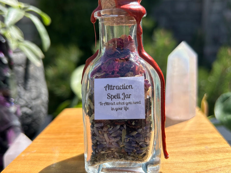 Intention - Spell Jar (medium) for Attraction, Attract What you Need FB3446