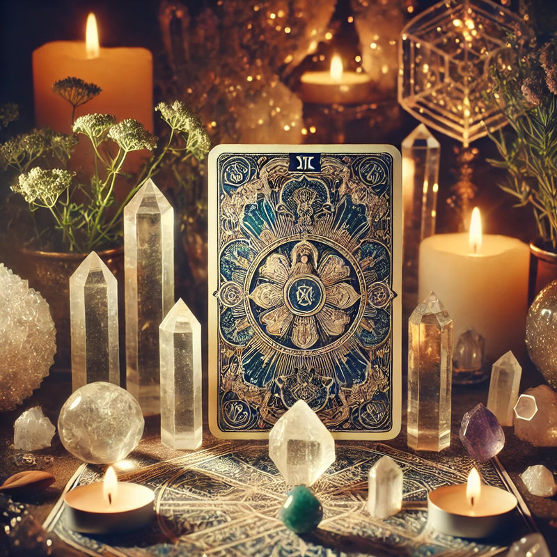 Tarot Seer Oracle with Intuitively Chosen Stone FB2863