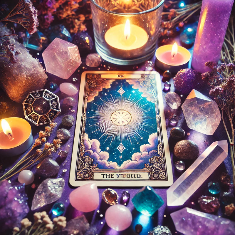 Tarot Seer Oracle with Intuitively Chosen Stone FB2863